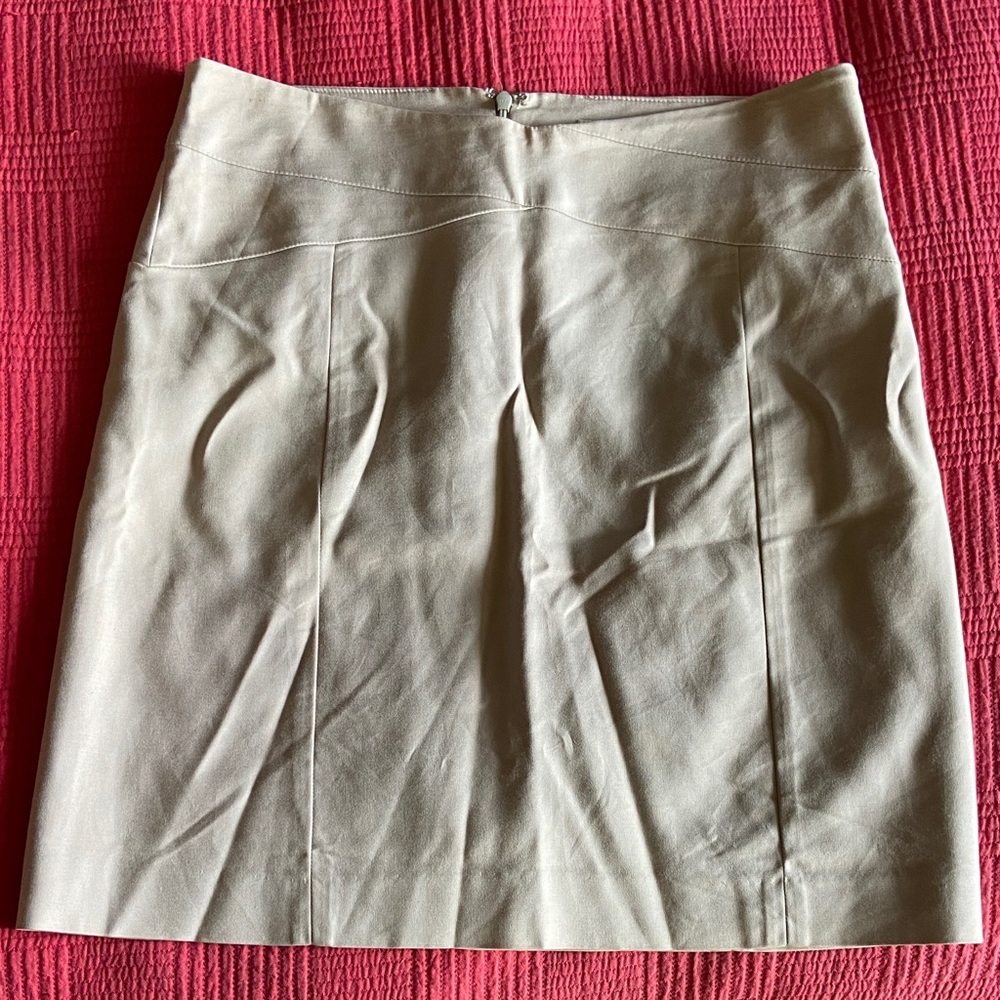 Banana Republic Cream A-Line Skirt
